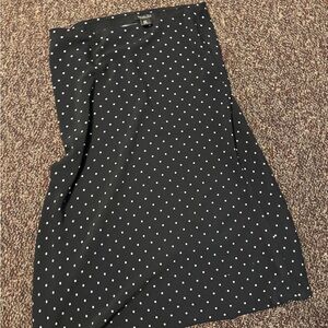 Rachel Zoe Black Polka Dot Skirt – Size 12 (US) | Classic & Chic Office Style
